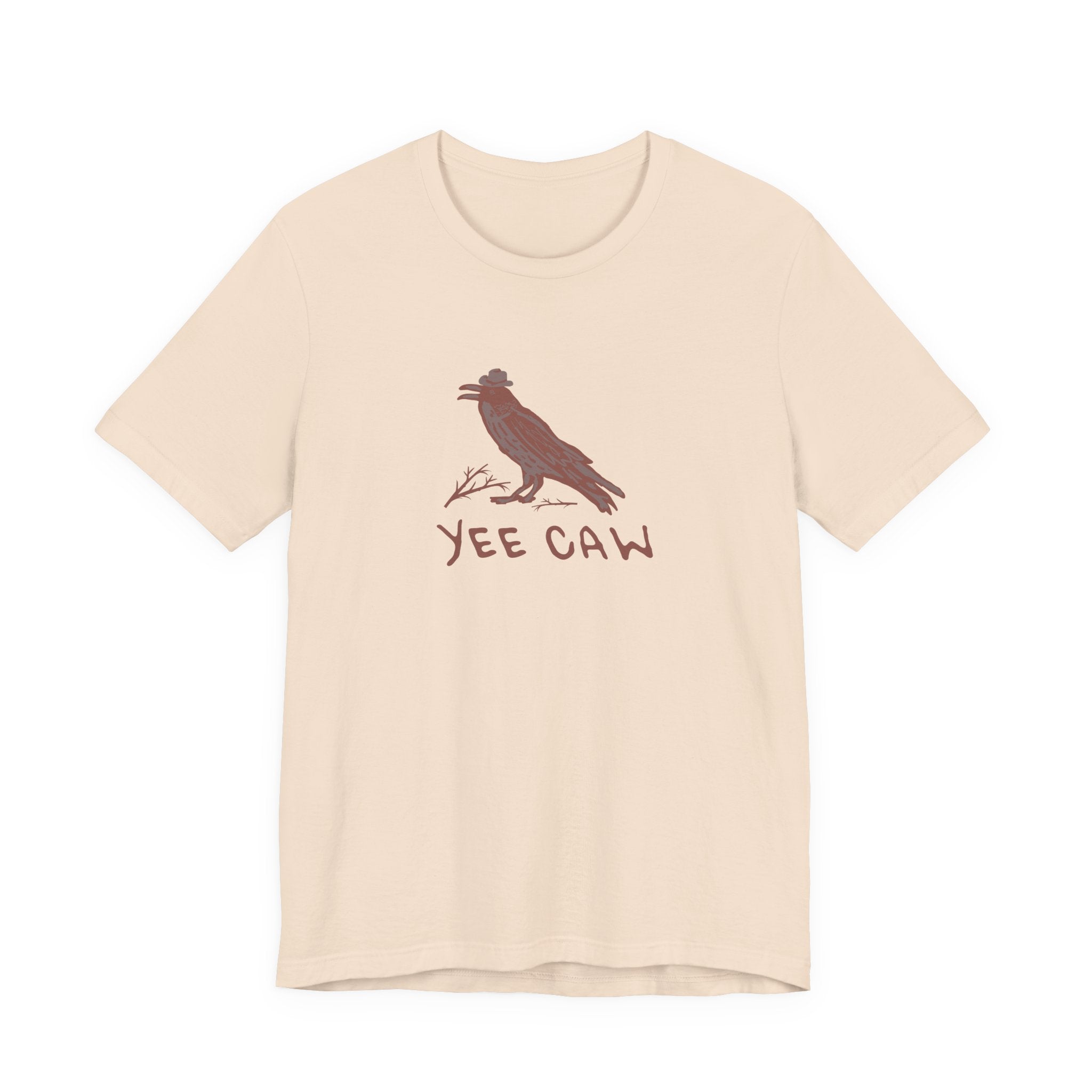 Western "Yee Caw" Unisex Tee, Bird Lover's T-Shirt, Gift for Nature Enthusiasts, Casual Wear