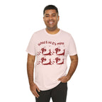 Licked It So It's Mine Unisex Short Sleeve Tee - Fun Graphic Shirt, Flirty Casual Wear, Birthday Gift, Funny T-Shirt