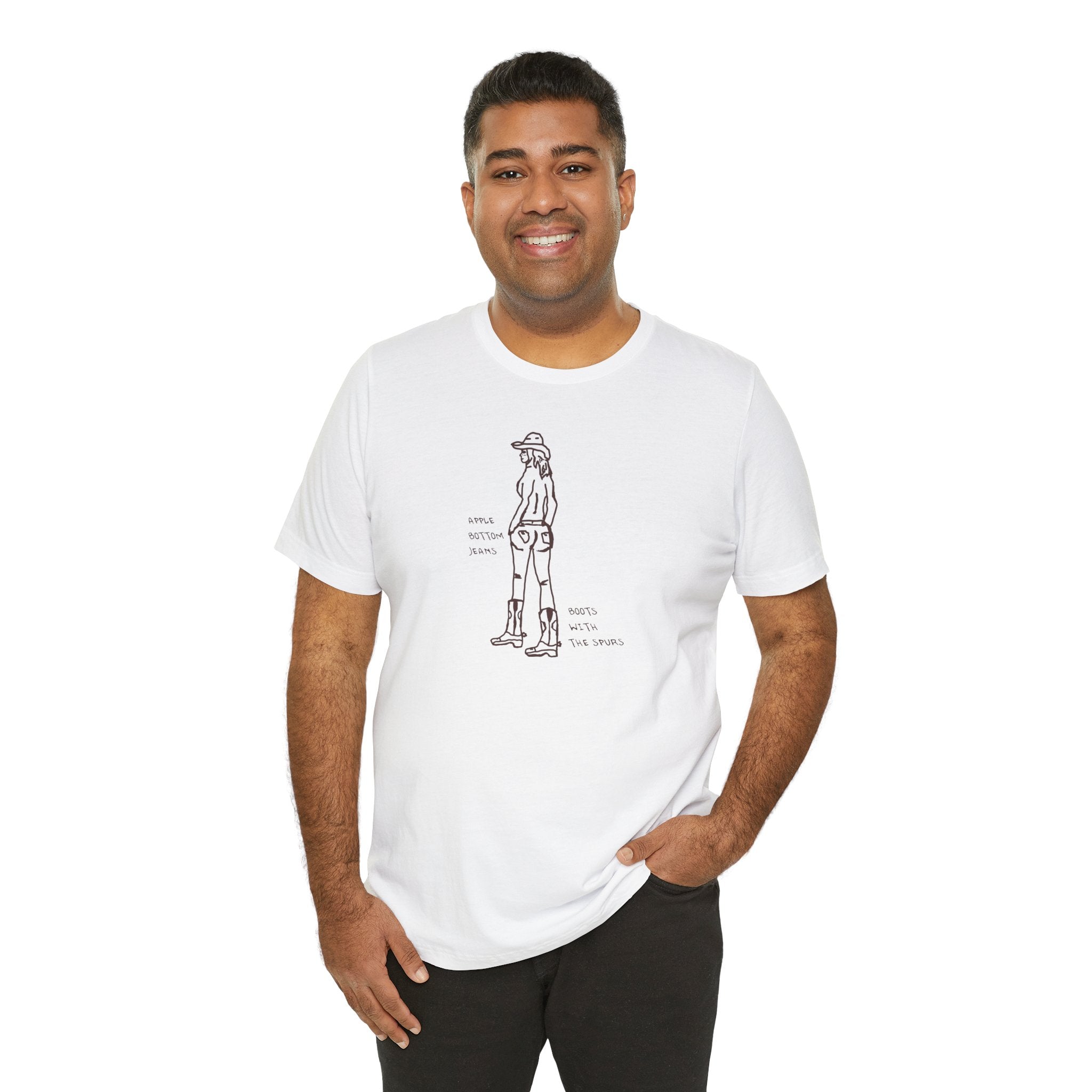 Cowgirl Western Tee - Graphic Unisex Jersey Shirt - Adventure Vibes - Perfect for Outdoor Lovers, Gifts, Casual Wear, Eco-friendly Fashion