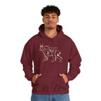 Cozy Wildlife Hoodie, Animal Lover Gift, Fun Sweatshirt, Funny Illustration, Perfect for Cold Days, Present for Friends