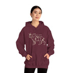 Cozy Wildlife Hoodie, Animal Lover Gift, Fun Sweatshirt, Funny Illustration, Perfect for Cold Days, Present for Friends
