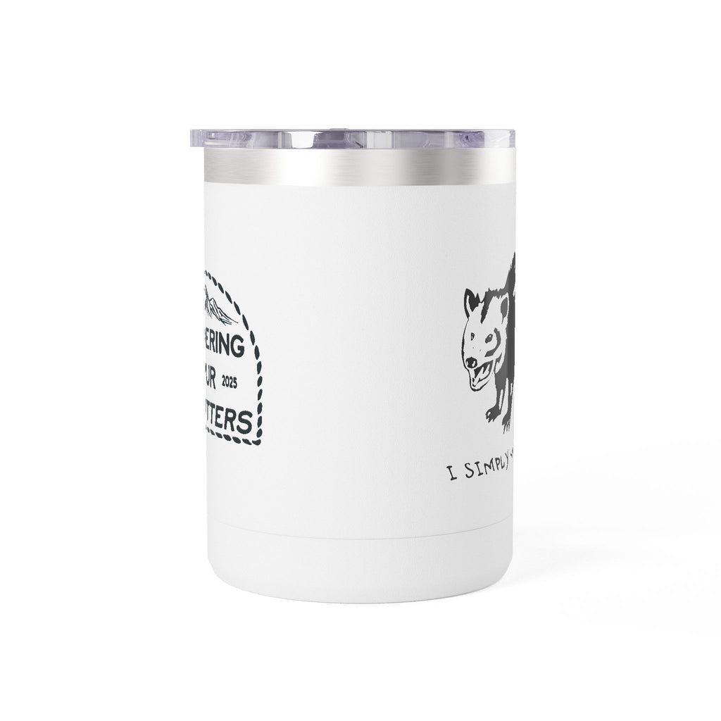 Funny Animal Coffee Mug Tumbler - I Simply Must Scream, Opossum Lovers Gift, Quirky Kitchen Decor, Perfect for Home Office, Birthday Present