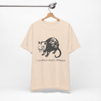 Funny Animal Graphic Tee, Unisex Jersey T-Shirt, Cute Opossum Tee, Gift for Animal Lovers, Casual Everyday Wear