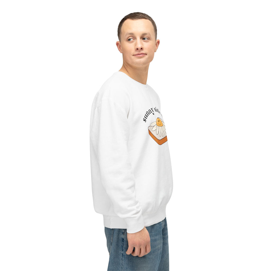 Sunny Side Up Crewneck Sweatshirt - Breakfast Lover Gift, Cozy Sweatshirt, Casual Outfit, Foodie Apparel, Spring Essentials