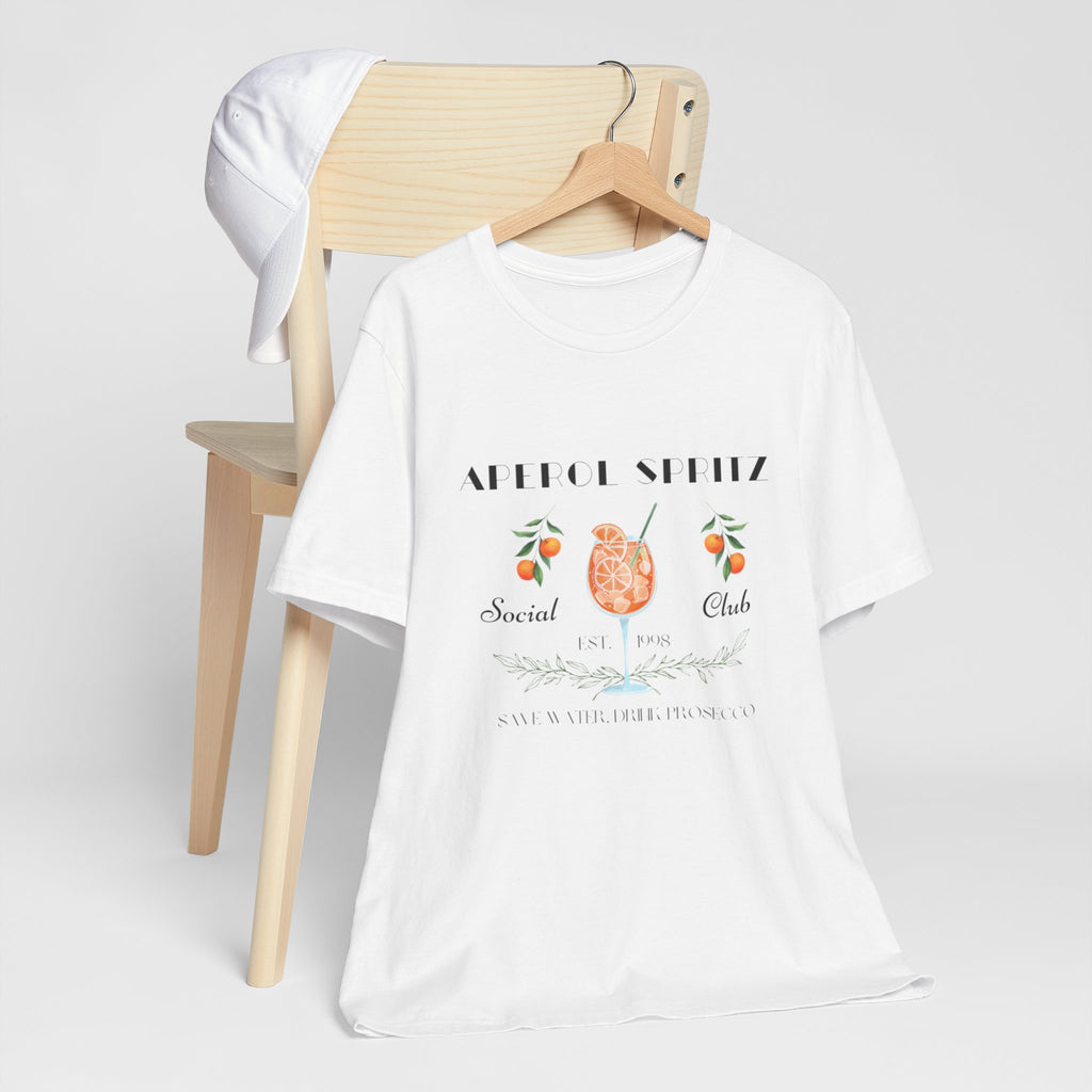 Vintage Style Graphic Aperol Spritz T-Shirt, Perfect for Casual Outings, Gift for Friends, Summer Essential, Unisex Tee with Fun Design