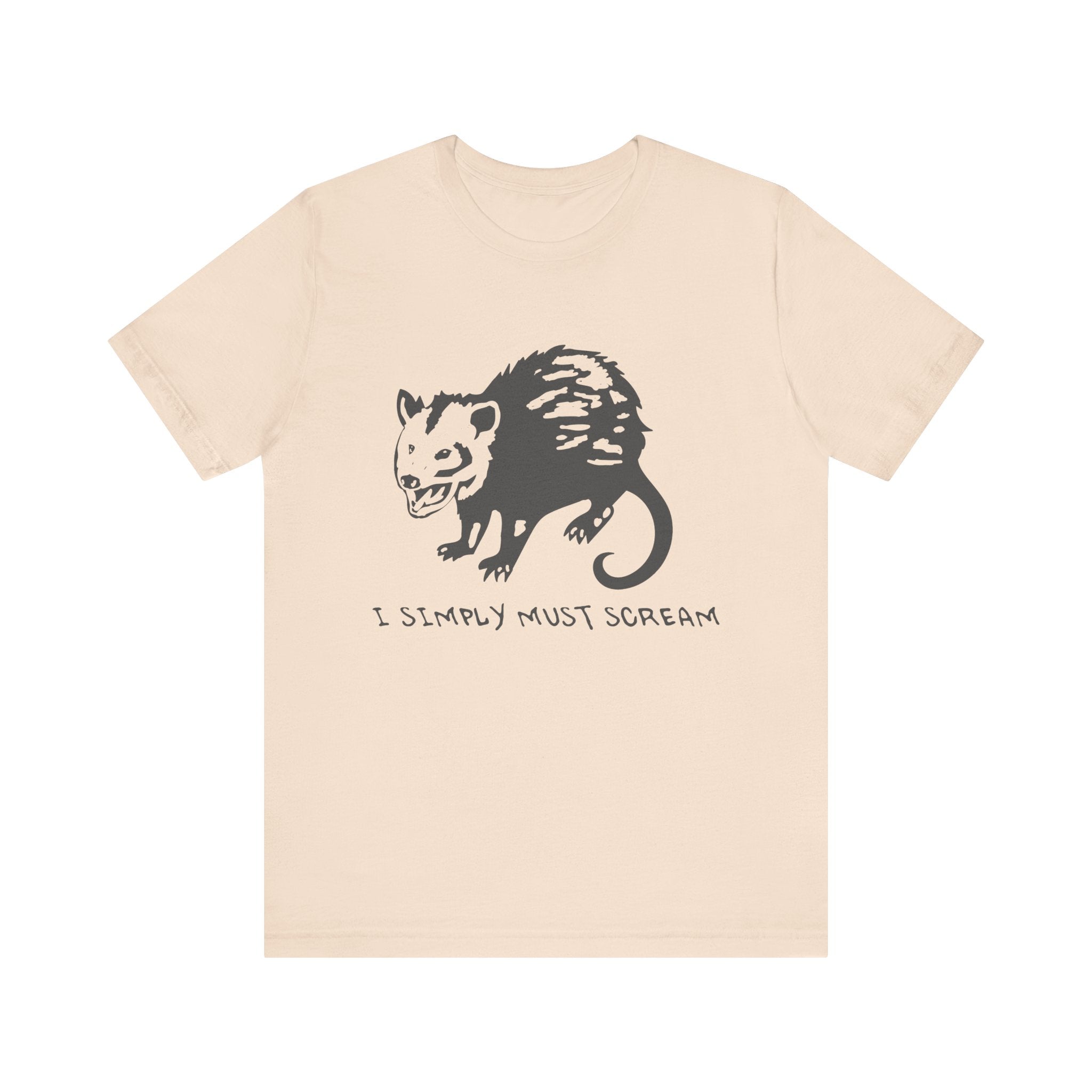 Funny Animal Graphic Tee, Unisex Jersey T-Shirt, Cute Opossum Tee, Gift for Animal Lovers, Casual Everyday Wear