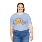 Smiley Water Quote Tee - Casual Summer Shirt, Gift for Friends, Fun Graphic Tee, Festival Wear, Hot Summer Vibes