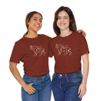 Here Kitty Kitty Unisex Tee, Bobcat T-Shirt, Funny Nature Tee, Gift for Wildlife Lovers, Cute Cat Apparel