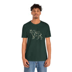 Here Kitty Kitty Unisex Tee, Bobcat T-Shirt, Funny Nature Tee, Gift for Wildlife Lovers, Cute Cat Apparel