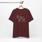 Here Kitty Kitty Unisex Tee, Bobcat T-Shirt, Funny Nature Tee, Gift for Wildlife Lovers, Cute Cat Apparel