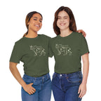 Here Kitty Kitty Unisex Tee, Bobcat T-Shirt, Funny Nature Tee, Gift for Wildlife Lovers, Cute Cat Apparel