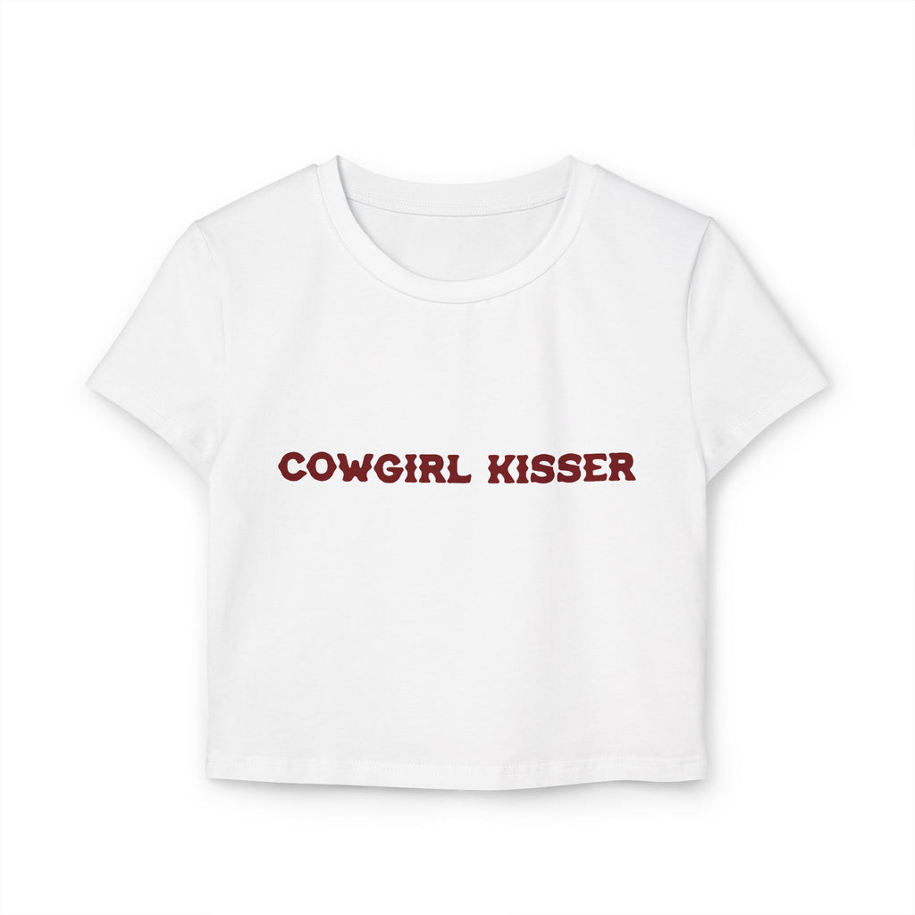 Cute Cowgirl Baby Tee for Women, Perfect Gift for LGBT Country Music Lovers, Trendy Casual Wear, Summer Outfit, Rodeo Style