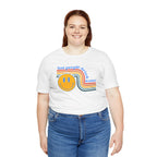 Smiley Water Quote Tee - Casual Summer Shirt, Gift for Friends, Fun Graphic Tee, Festival Wear, Hot Summer Vibes