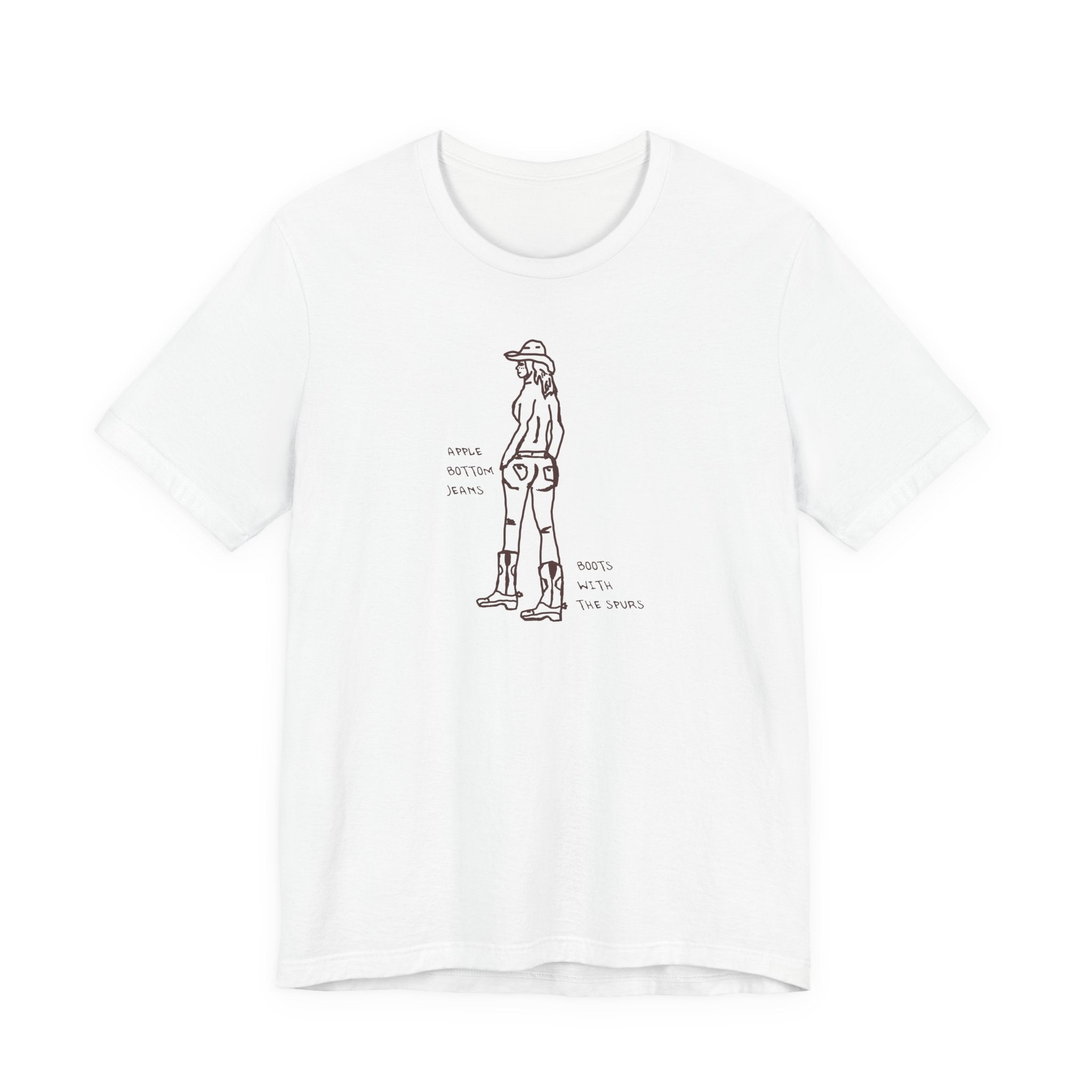 Cowgirl Western Tee - Graphic Unisex Jersey Shirt - Adventure Vibes - Perfect for Outdoor Lovers, Gifts, Casual Wear, Eco-friendly Fashion