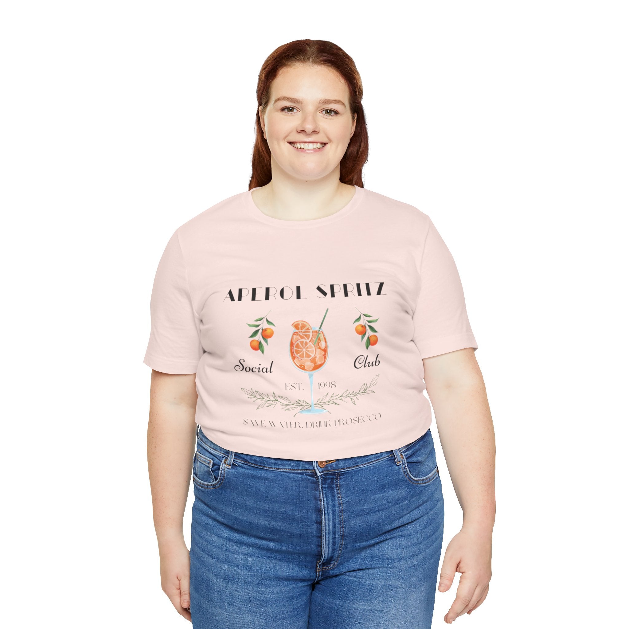 Vintage Style Graphic Aperol Spritz T-Shirt, Perfect for Casual Outings, Gift for Friends, Summer Essential, Unisex Tee with Fun Design