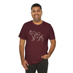 Here Kitty Kitty Unisex Tee, Bobcat T-Shirt, Funny Nature Tee, Gift for Wildlife Lovers, Cute Cat Apparel