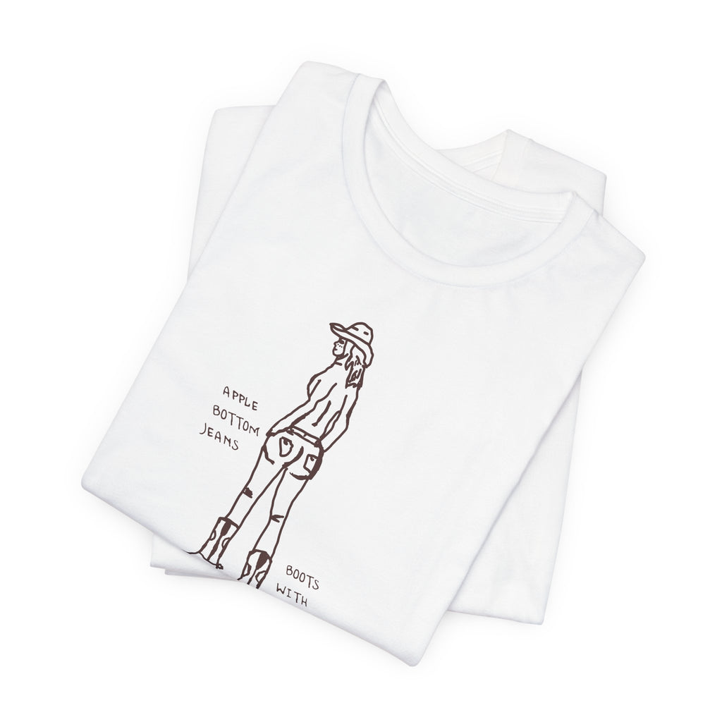 Cowgirl Western Tee - Graphic Unisex Jersey Shirt - Adventure Vibes - Perfect for Outdoor Lovers, Gifts, Casual Wear, Eco-friendly Fashion