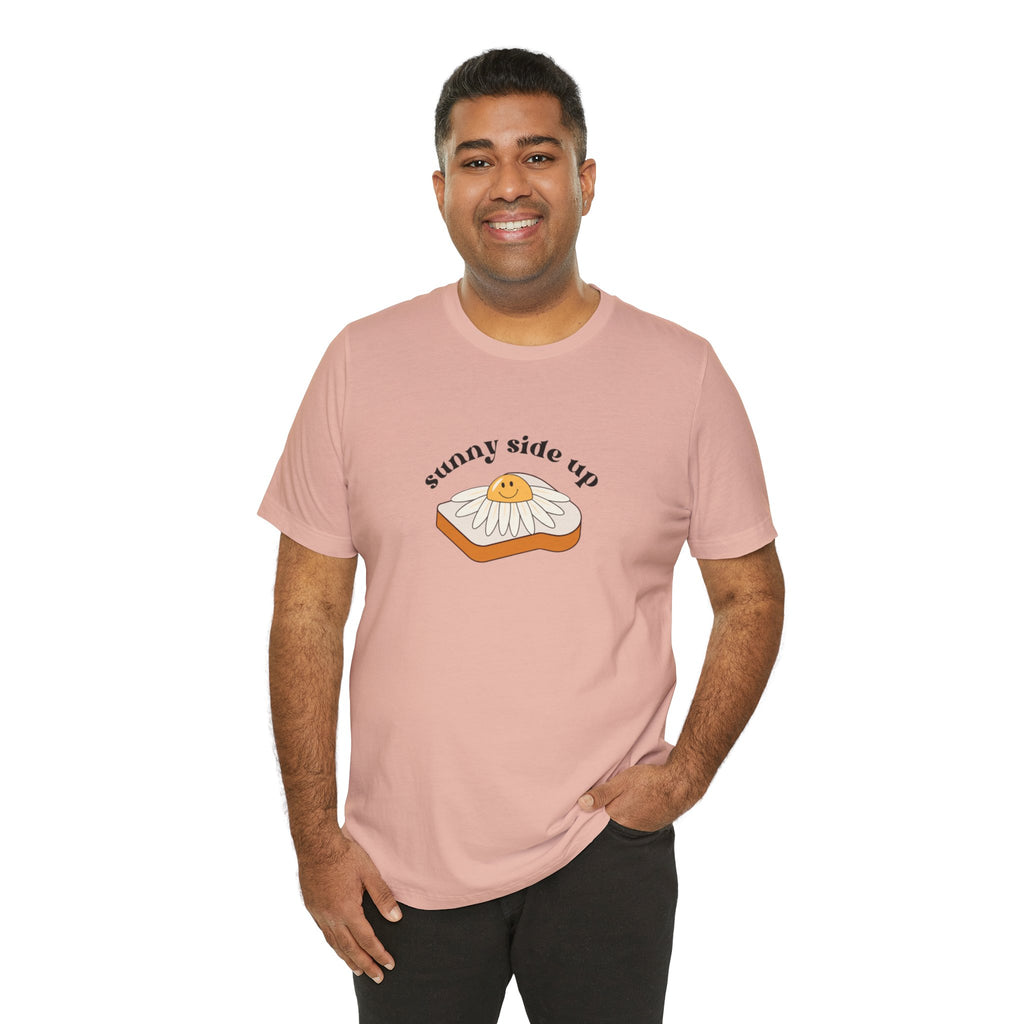 Sunny Side Up Graphic Tee, Cute Egg T-Shirt, Unisex Fun Fashion, Gift for Food Lovers, Breakfast Lover's Apparel
