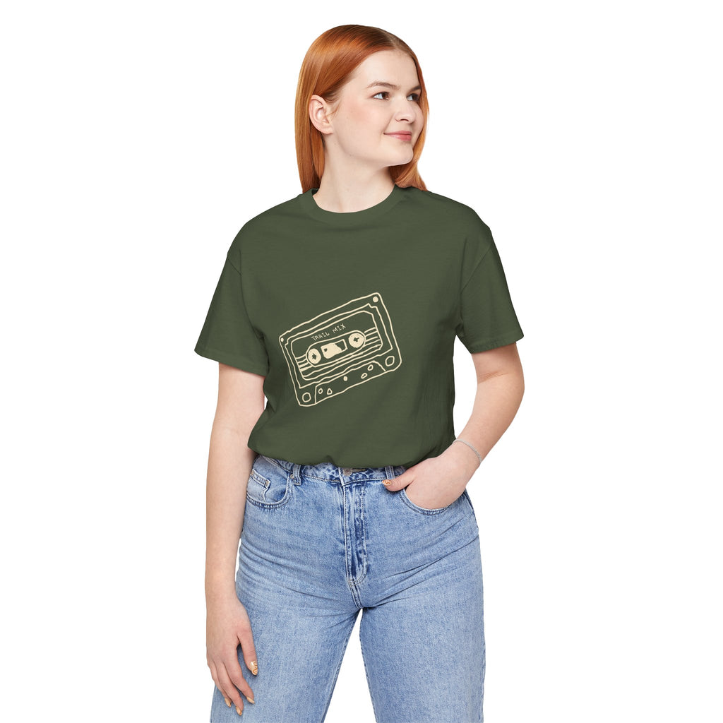 Trail Mix Retro Cassette Tee for Adventure Lovers, Vintage Music Shirt, Unisex Graphic Tee, Casual Wear T-Shirt, Nostalgic Apparel