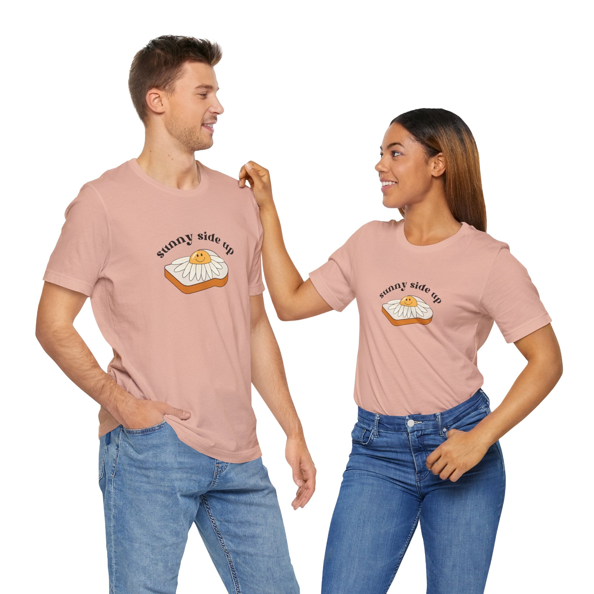 Sunny Side Up Graphic Tee, Cute Egg T-Shirt, Unisex Fun Fashion, Gift for Food Lovers, Breakfast Lover's Apparel