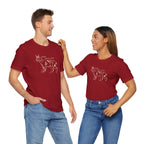 Here Kitty Kitty Unisex Tee, Bobcat T-Shirt, Funny Nature Tee, Gift for Wildlife Lovers, Cute Cat Apparel