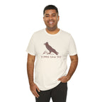 Western Yippee Caw Yay Bird Tee - Unisex Jersey Shirt, Nature Lover Gift, Casual Outfit, Birdwatching Apparel