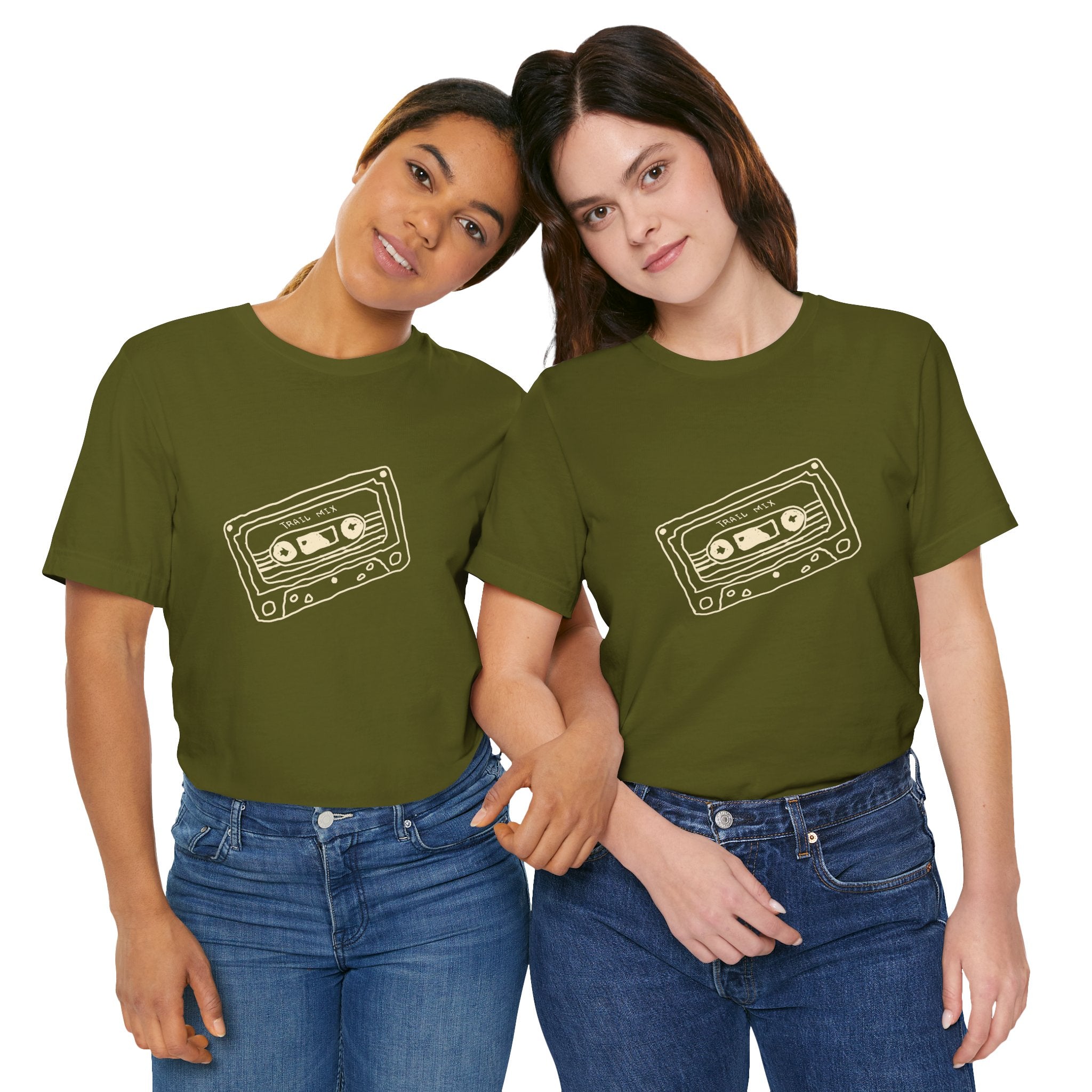 Trail Mix Retro Cassette Tee for Adventure Lovers, Vintage Music Shirt, Unisex Graphic Tee, Casual Wear T-Shirt, Nostalgic Apparel
