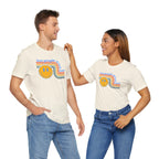 Smiley Water Quote Tee - Casual Summer Shirt, Gift for Friends, Fun Graphic Tee, Festival Wear, Hot Summer Vibes