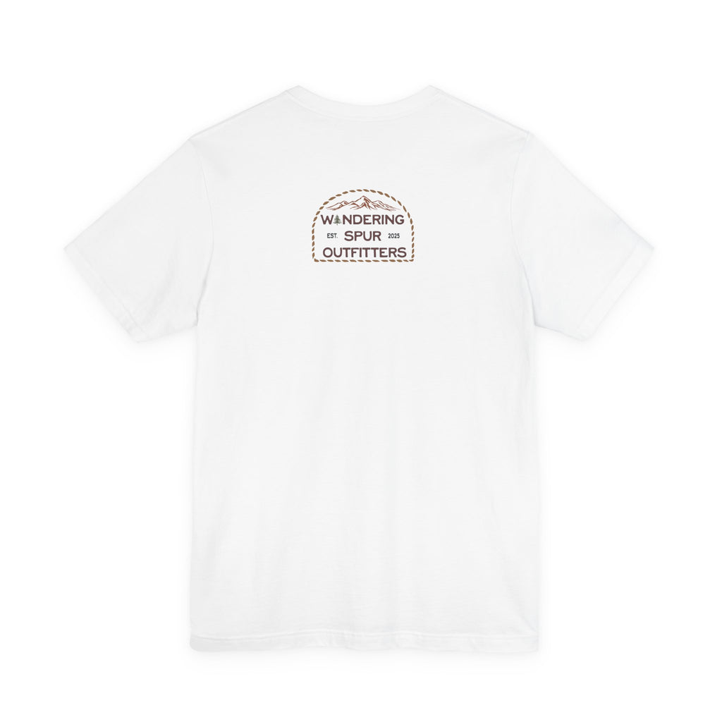 Cowgirl Western Tee - Graphic Unisex Jersey Shirt - Adventure Vibes - Perfect for Outdoor Lovers, Gifts, Casual Wear, Eco-friendly Fashion