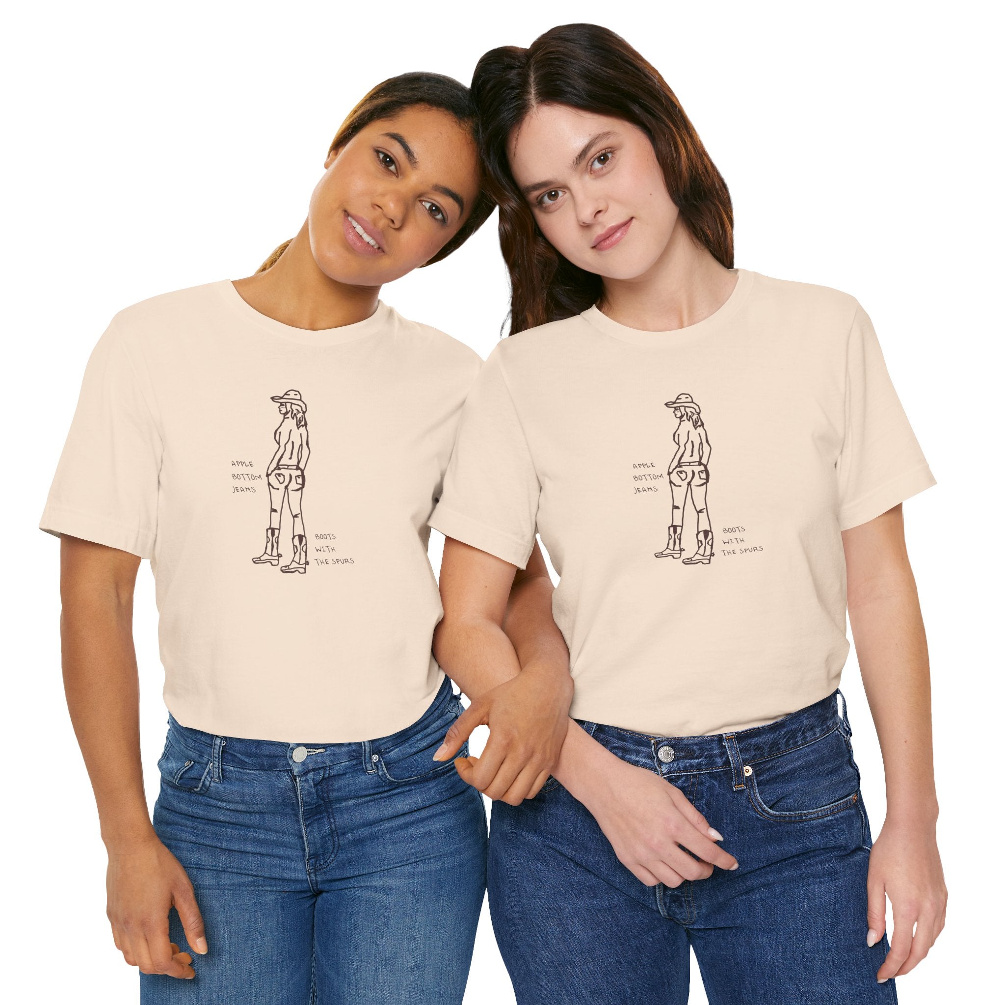Cowgirl Western Tee - Graphic Unisex Jersey Shirt - Adventure Vibes - Perfect for Outdoor Lovers, Gifts, Casual Wear, Eco-friendly Fashion