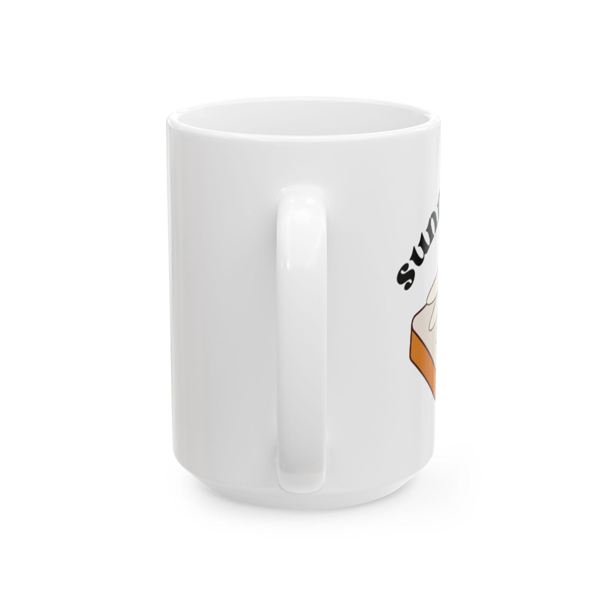 Cheerful Breakfast Ceramic Mug - Perfect Gift for Food Lovers, Cute Kitchen Decor, Morning Coffee Mug, Fun Gift for Brunch Lovers