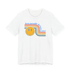 Smiley Water Quote Tee - Casual Summer Shirt, Gift for Friends, Fun Graphic Tee, Festival Wear, Hot Summer Vibes