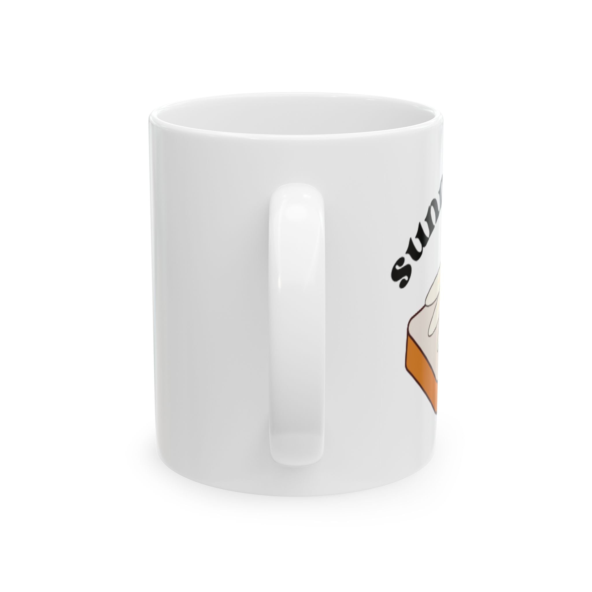 Cheerful Breakfast Ceramic Mug - Perfect Gift for Food Lovers, Cute Kitchen Decor, Morning Coffee Mug, Fun Gift for Brunch Lovers