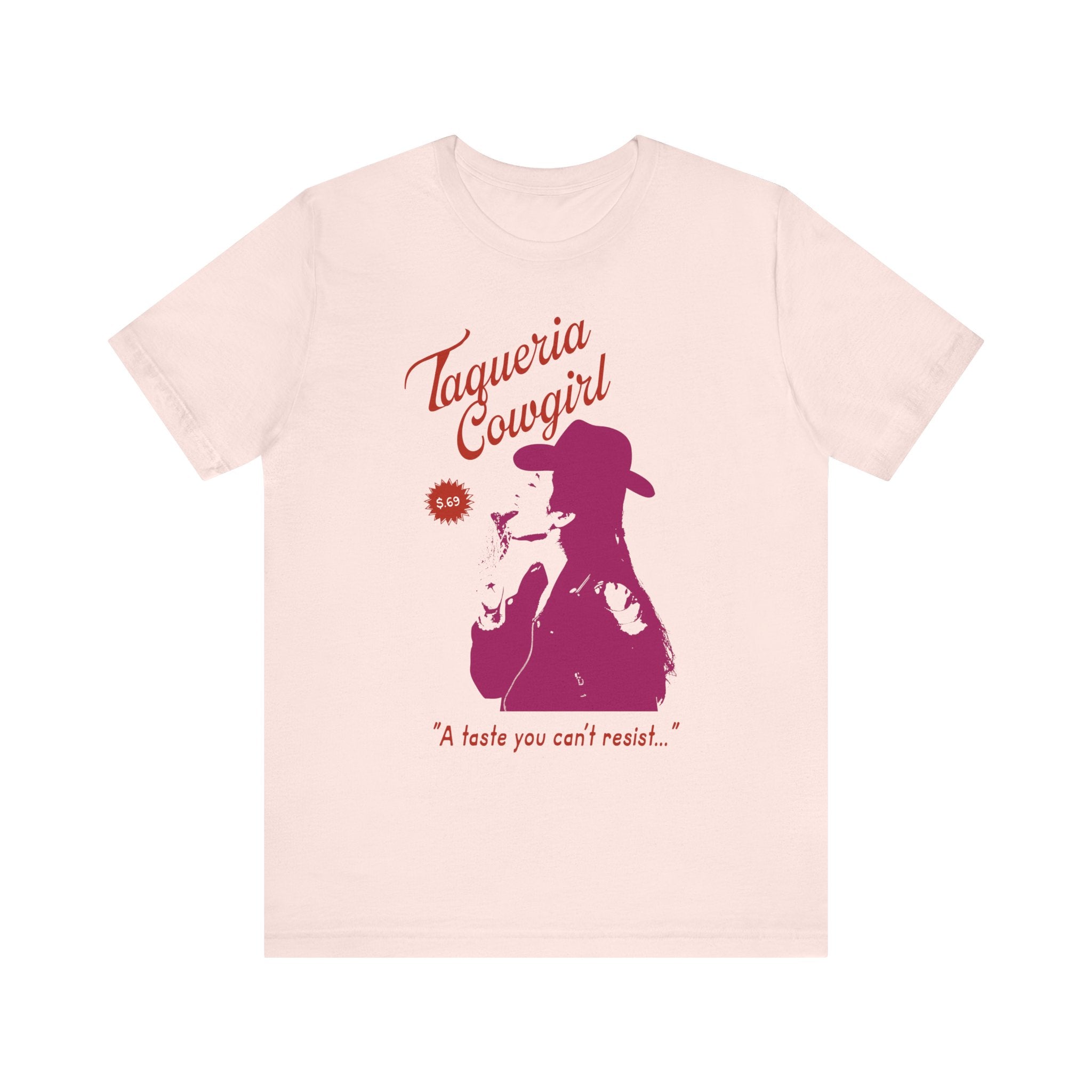 Taqueria Cowgirl Unisex Tee | Fun Foodie Shirt, Casual Wear, Gift for Food Lovers, Western Style T-Shirt, Unique Taco Tee