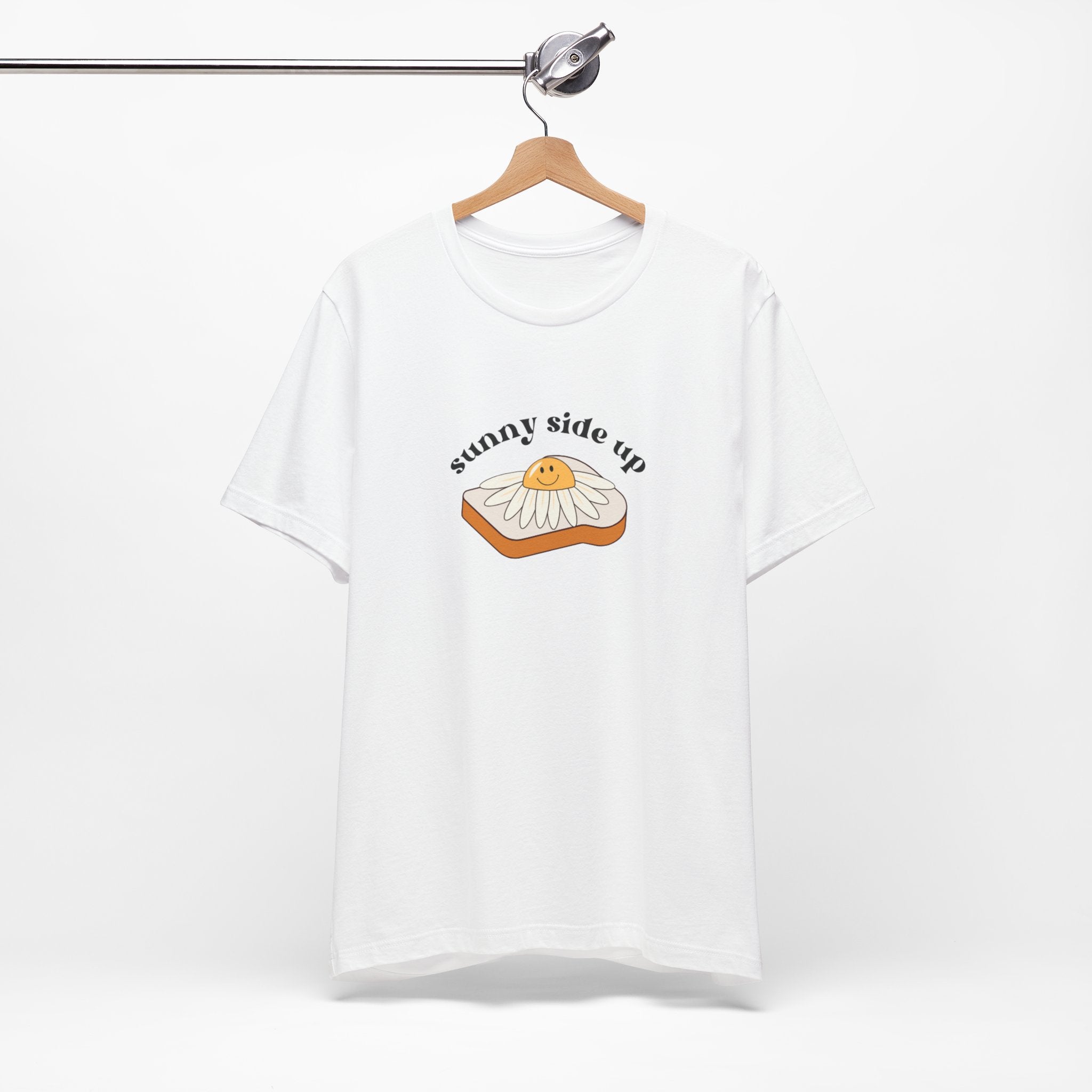 Sunny Side Up Graphic Tee, Cute Egg T-Shirt, Unisex Fun Fashion, Gift for Food Lovers, Breakfast Lover's Apparel