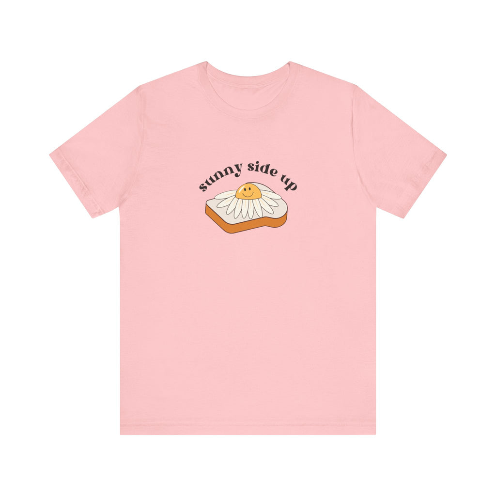 Sunny Side Up Graphic Tee, Cute Egg T-Shirt, Unisex Fun Fashion, Gift for Food Lovers, Breakfast Lover's Apparel