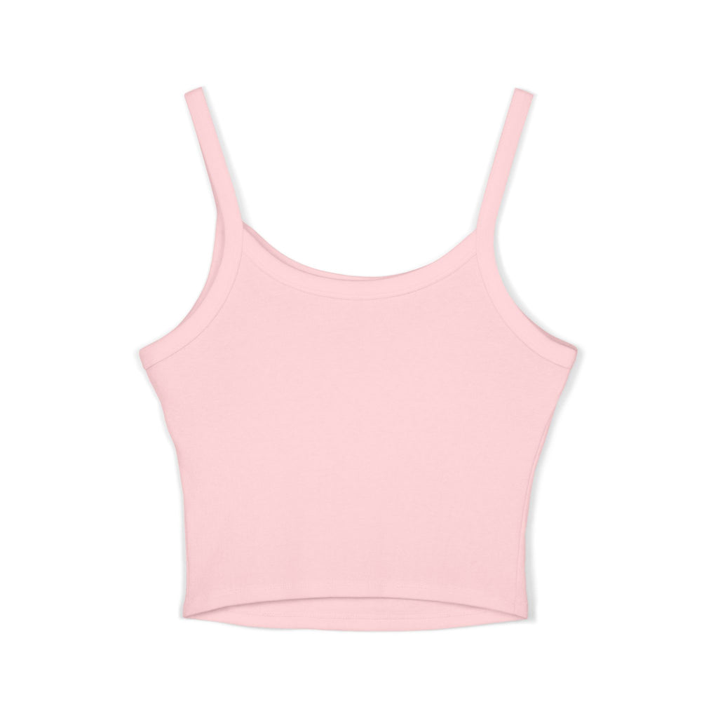 Retro Smiley Spaghetti Strap Tank Top | Trendy Crop Top for Summer Vibes, Beachwear, Gifts, Festivals, Cute Top