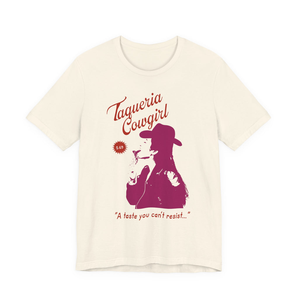 Taqueria Cowgirl Unisex Tee | Fun Foodie Shirt, Casual Wear, Gift for Food Lovers, Western Style T-Shirt, Unique Taco Tee