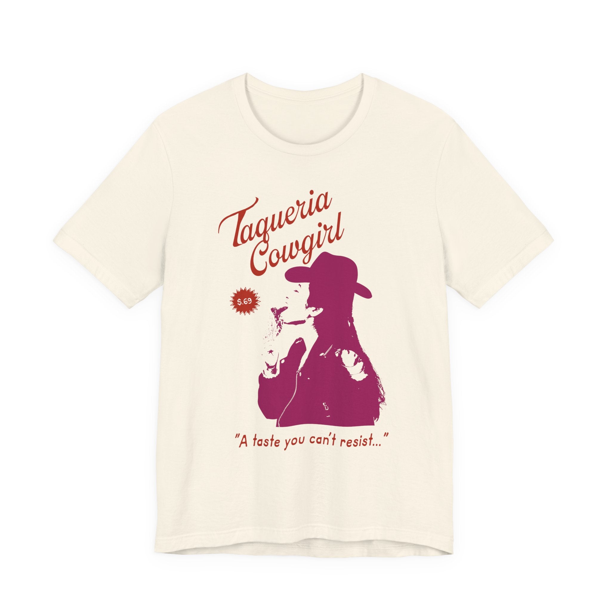 Taqueria Cowgirl Unisex Tee | Fun Foodie Shirt, Casual Wear, Gift for Food Lovers, Western Style T-Shirt, Unique Taco Tee