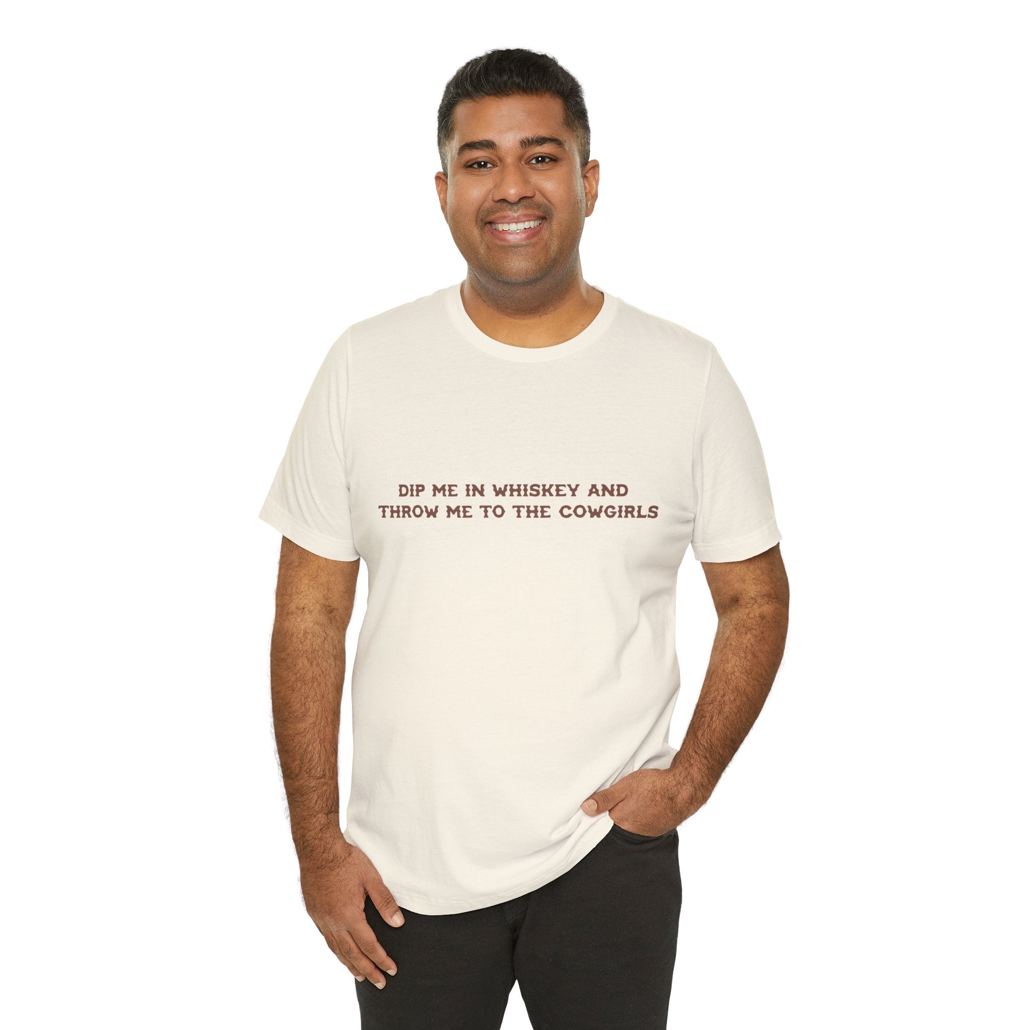 Whiskey Lover's Unisex Tee - Perfect Gift for LGBT Cowgirls, Funny Shirt for Parties, Casual Wear, Country Vibe