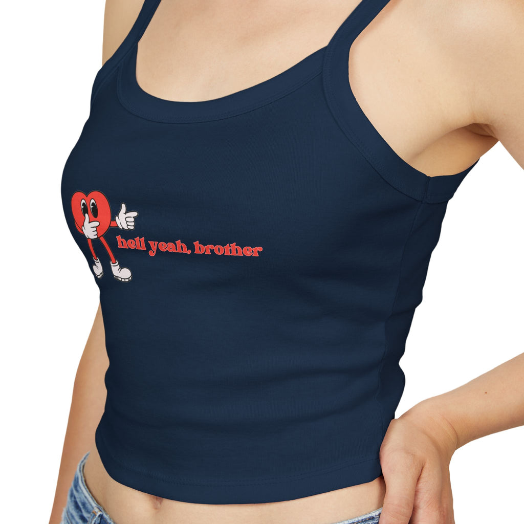 Hell Yeah Brother Retro Women's Tank Top: Perfect for Summer, Vacation, Parties, Lounging, and Layering