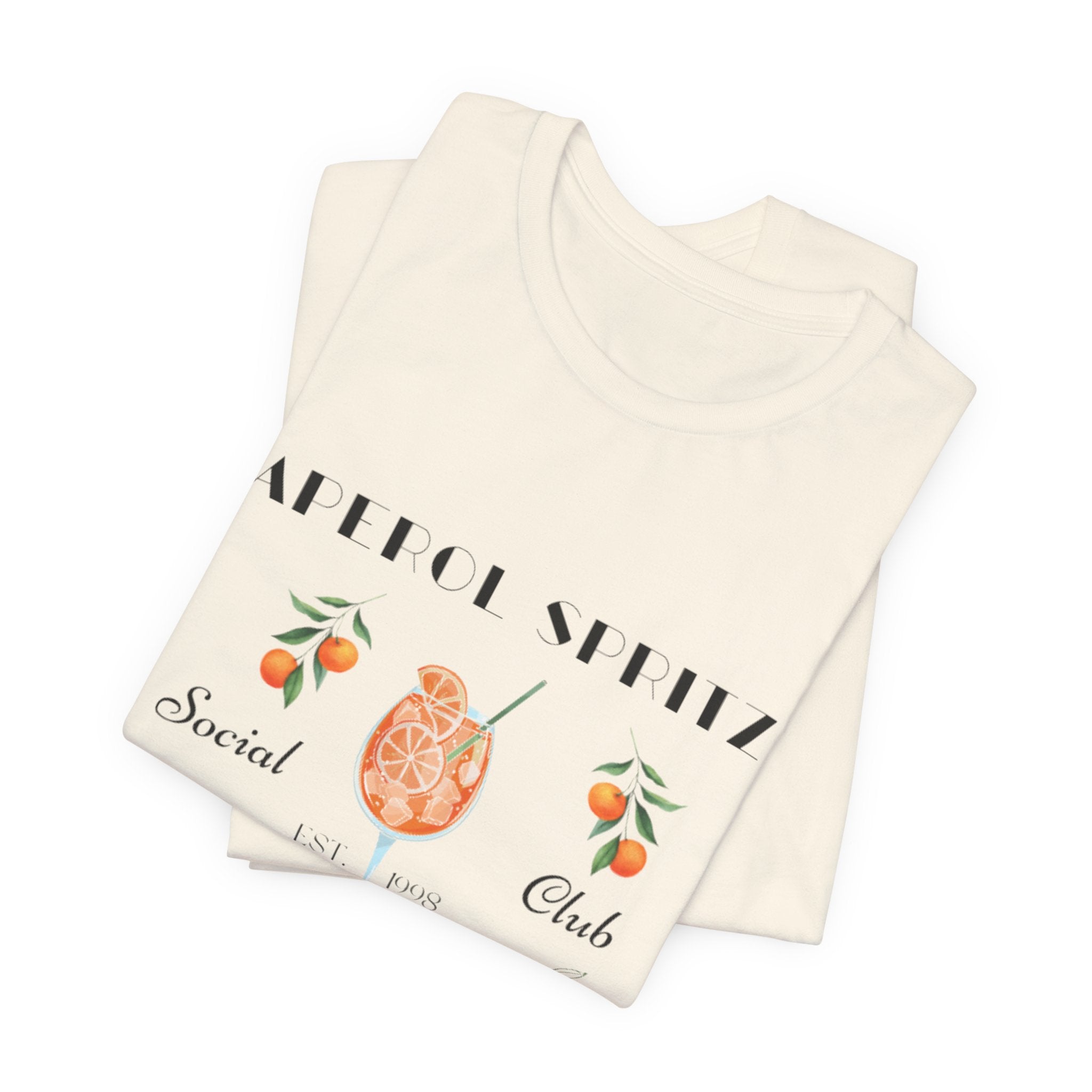 Vintage Style Graphic Aperol Spritz T-Shirt, Perfect for Casual Outings, Gift for Friends, Summer Essential, Unisex Tee with Fun Design