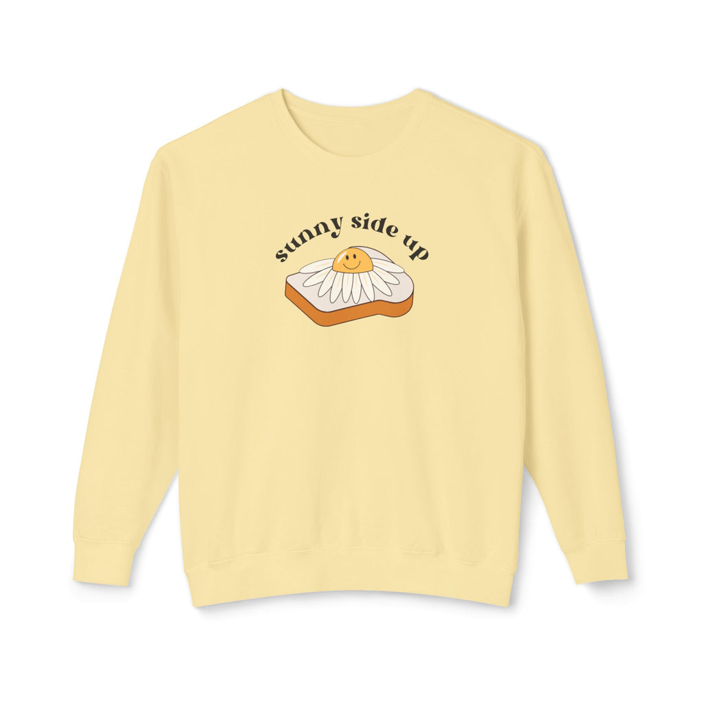 Sunny Side Up Crewneck Sweatshirt - Breakfast Lover Gift, Cozy Sweatshirt, Casual Outfit, Foodie Apparel, Spring Essentials