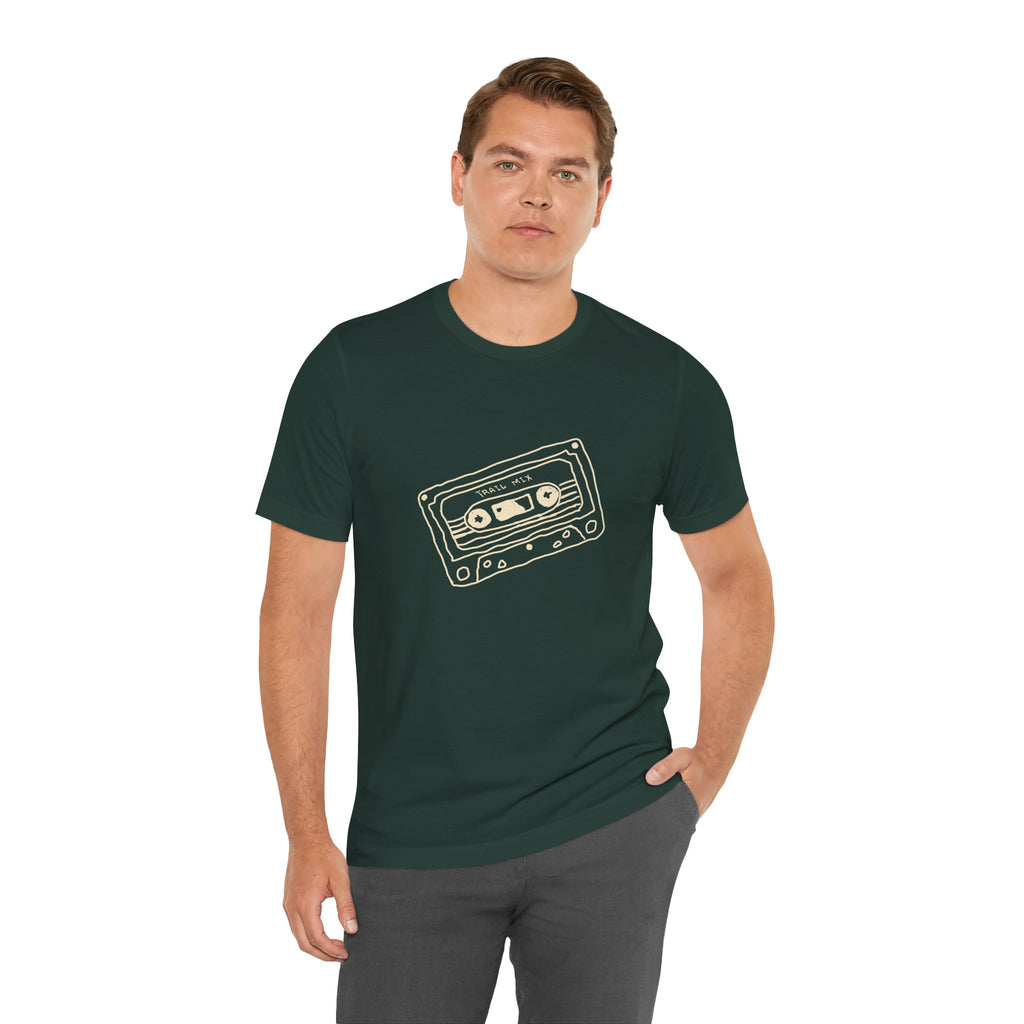Trail Mix Retro Cassette Tee for Adventure Lovers, Vintage Music Shirt, Unisex Graphic Tee, Casual Wear T-Shirt, Nostalgic Apparel