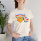 Smiley Water Quote Tee - Casual Summer Shirt, Gift for Friends, Fun Graphic Tee, Festival Wear, Hot Summer Vibes