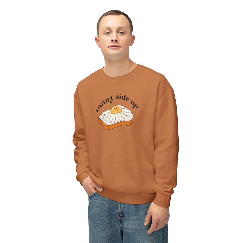 Sunny Side Up Crewneck Sweatshirt - Breakfast Lover Gift, Cozy Sweatshirt, Casual Outfit, Foodie Apparel, Spring Essentials