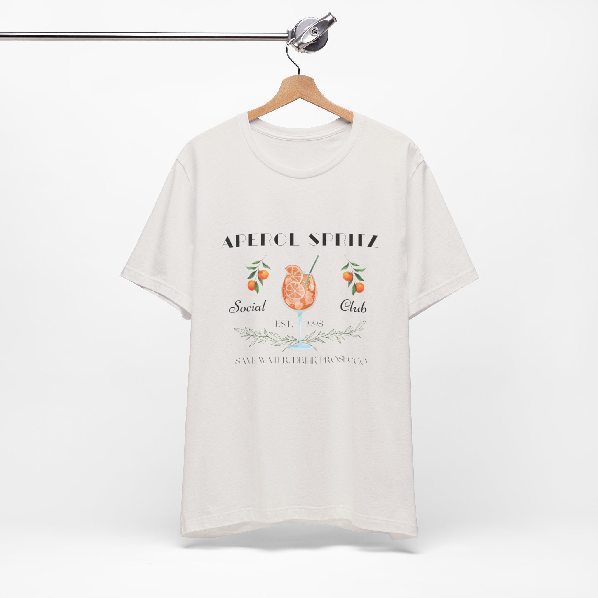 Vintage Style Graphic Aperol Spritz T-Shirt, Perfect for Casual Outings, Gift for Friends, Summer Essential, Unisex Tee with Fun Design