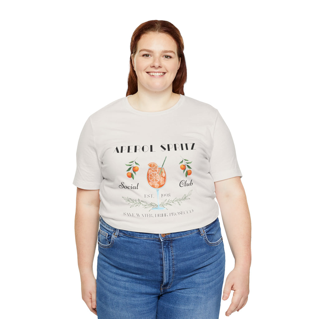 Vintage Style Graphic Aperol Spritz T-Shirt, Perfect for Casual Outings, Gift for Friends, Summer Essential, Unisex Tee with Fun Design