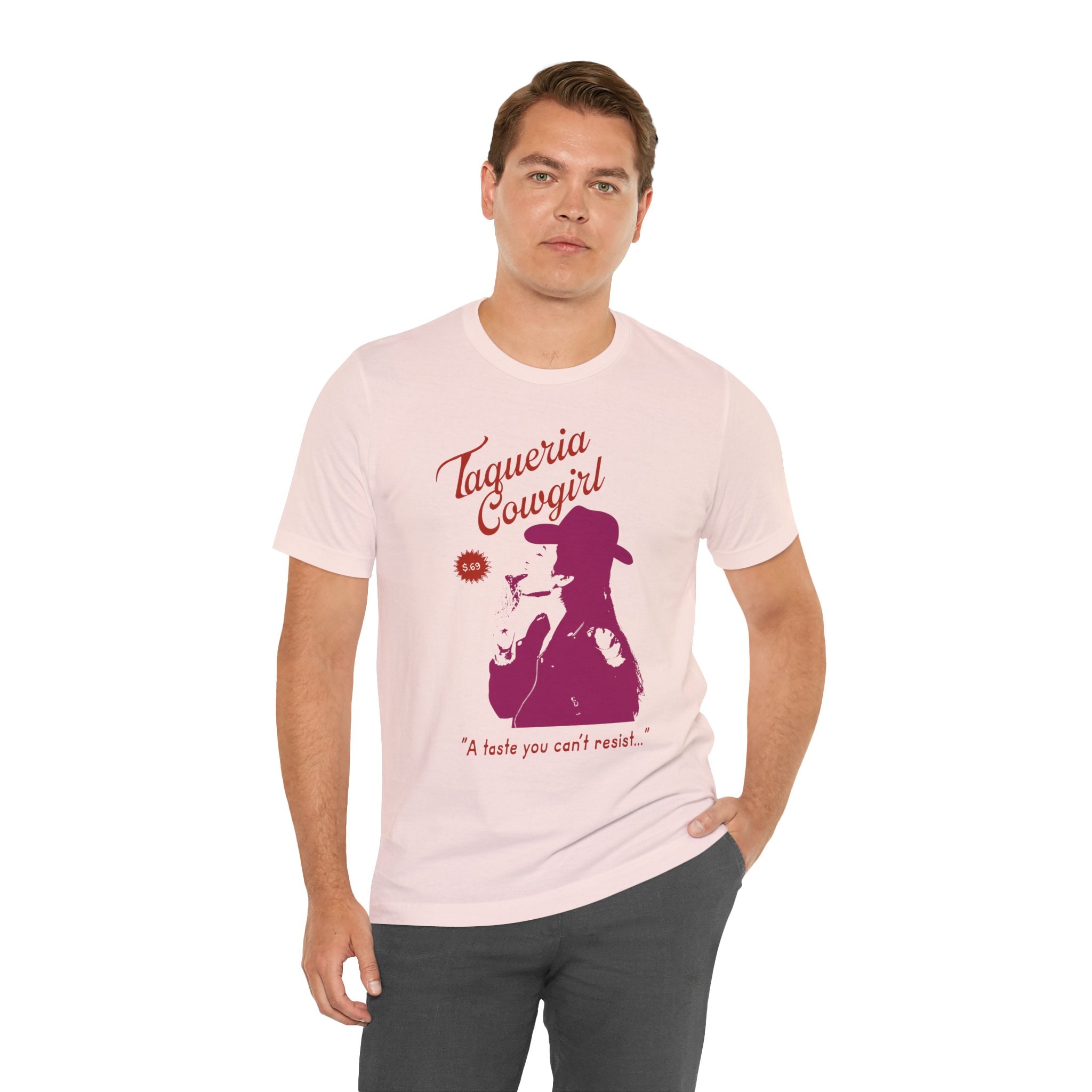 Taqueria Cowgirl Unisex Tee | Fun Foodie Shirt, Casual Wear, Gift for Food Lovers, Western Style T-Shirt, Unique Taco Tee