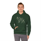 Cozy Wildlife Hoodie, Animal Lover Gift, Fun Sweatshirt, Funny Illustration, Perfect for Cold Days, Present for Friends